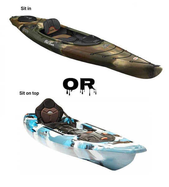 My top 5 things to look for when buying a sit on top or sit in fishing kayak
