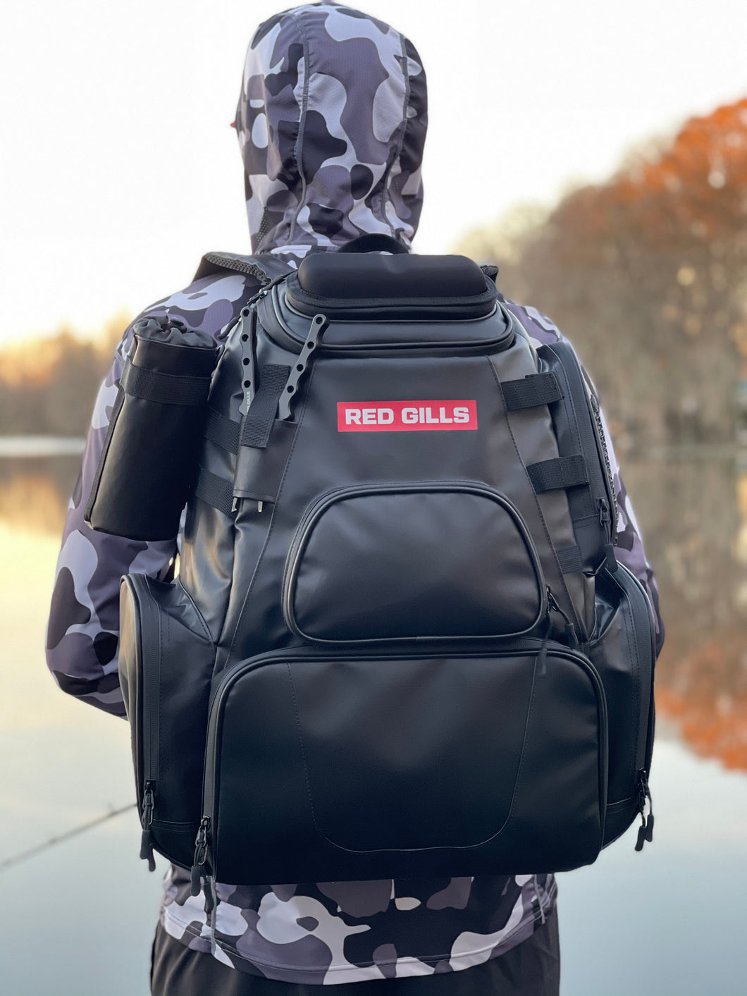 fishing tackle book bag Backpack (4 colors) built to last P3 Tackle Backpack RED